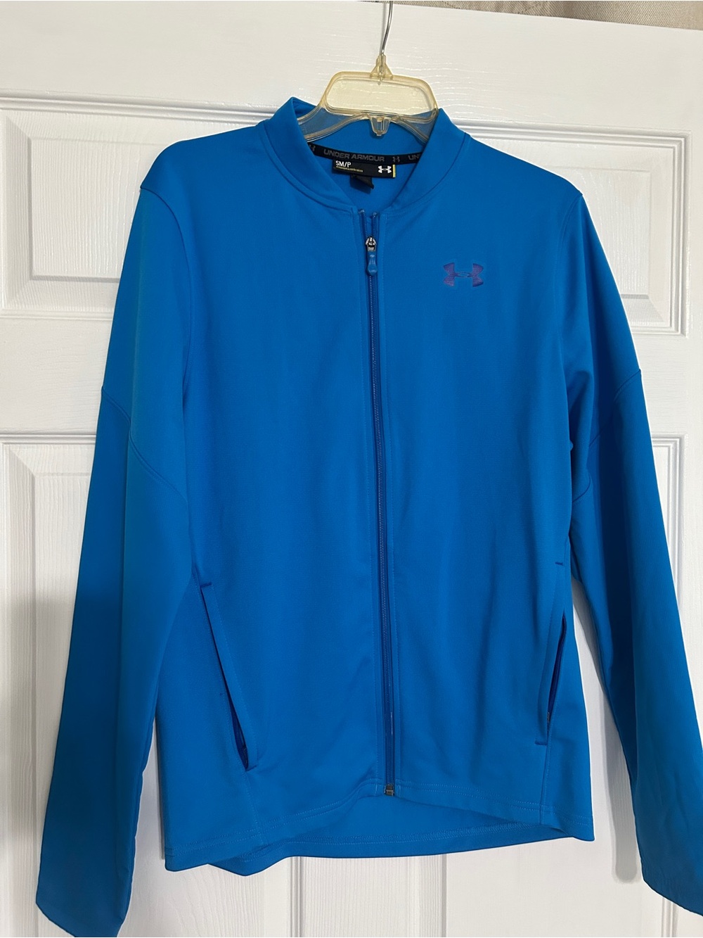 Under Armour Unisex Royal Blue Full-Zip Track Jacket